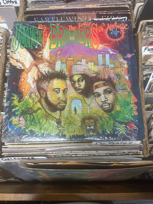 Jungle Brothers – Done By The Forces Of Nature Vinyl Lp (Original Pressing) VG+/VG+