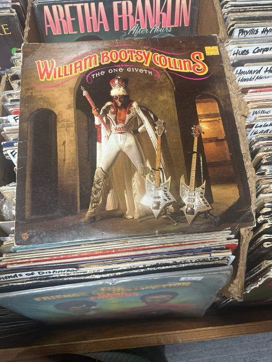 William "Bootsy" Collins* ‎– The One Giveth, The Count Taketh Away Vinyl LP VG+/VG