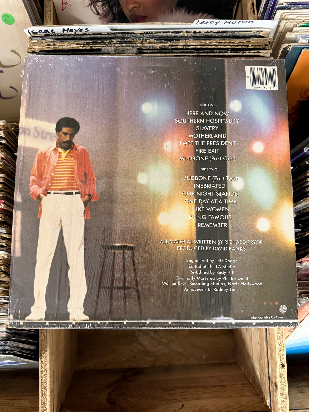 Richard Pryor ‎– Here And Now Vinyl LP VG+/VG+