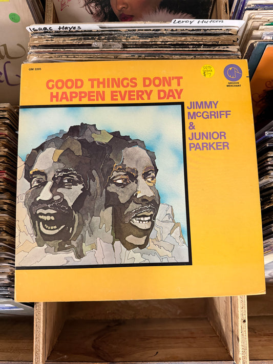 Jimmy McGriff & Junior Parker – Good Things Don't Happen Every Day Vinyl LP GM 2205 VG/VG+