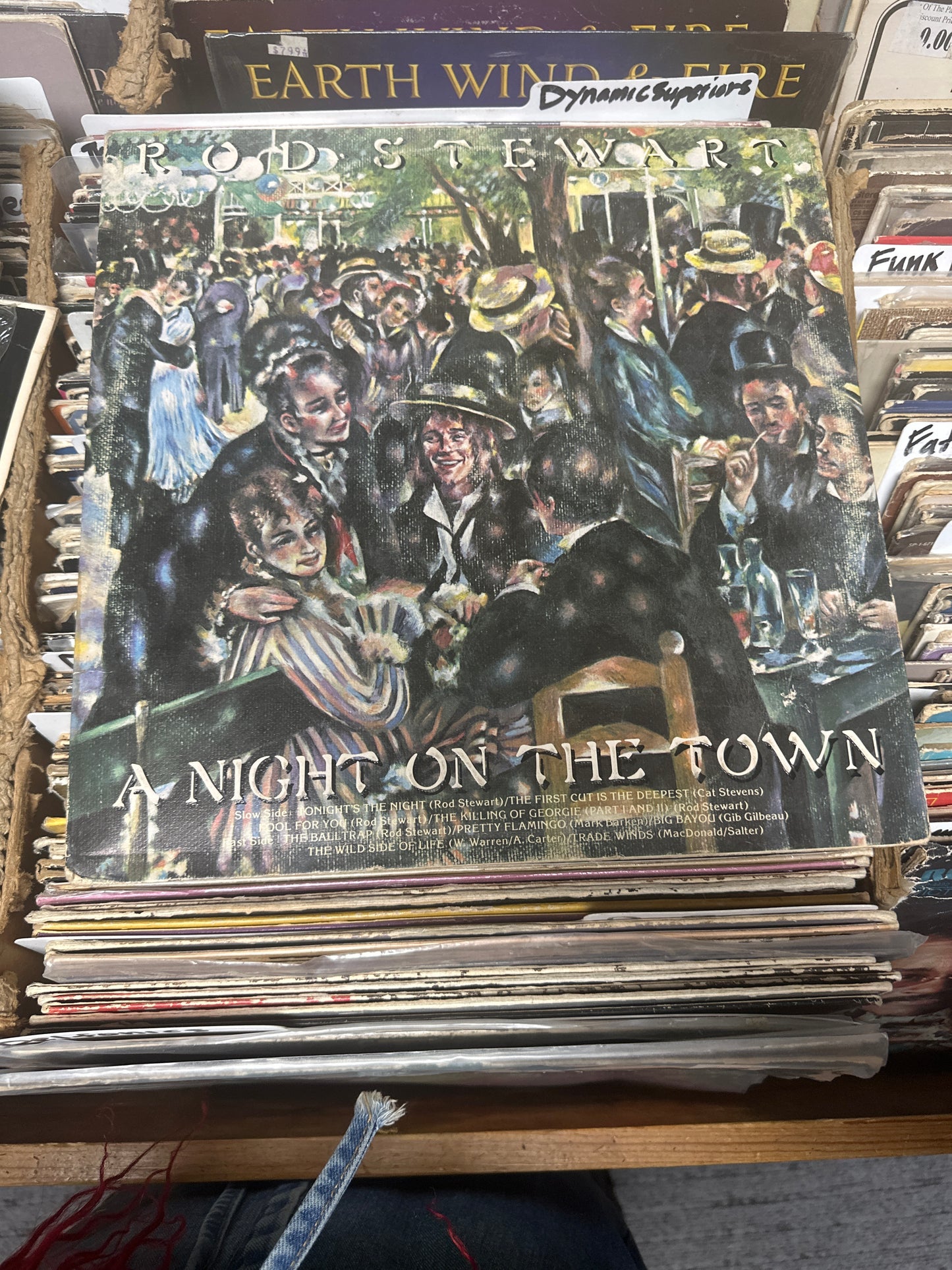 Rod Stewart ‎– A Night On The Town Vinyl Lp BS 2938 VG+/VG+