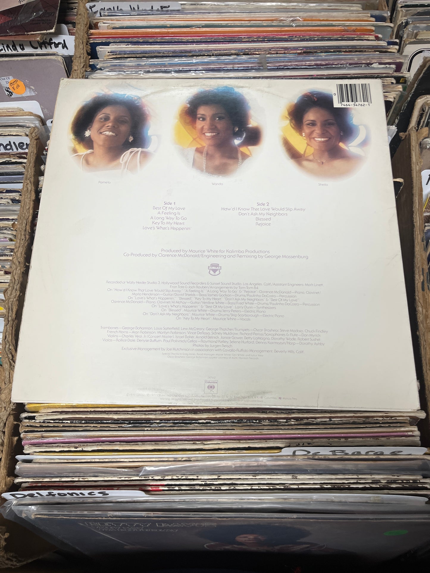 The Emotions-Rejoice Vinyl LP VG+/VG+