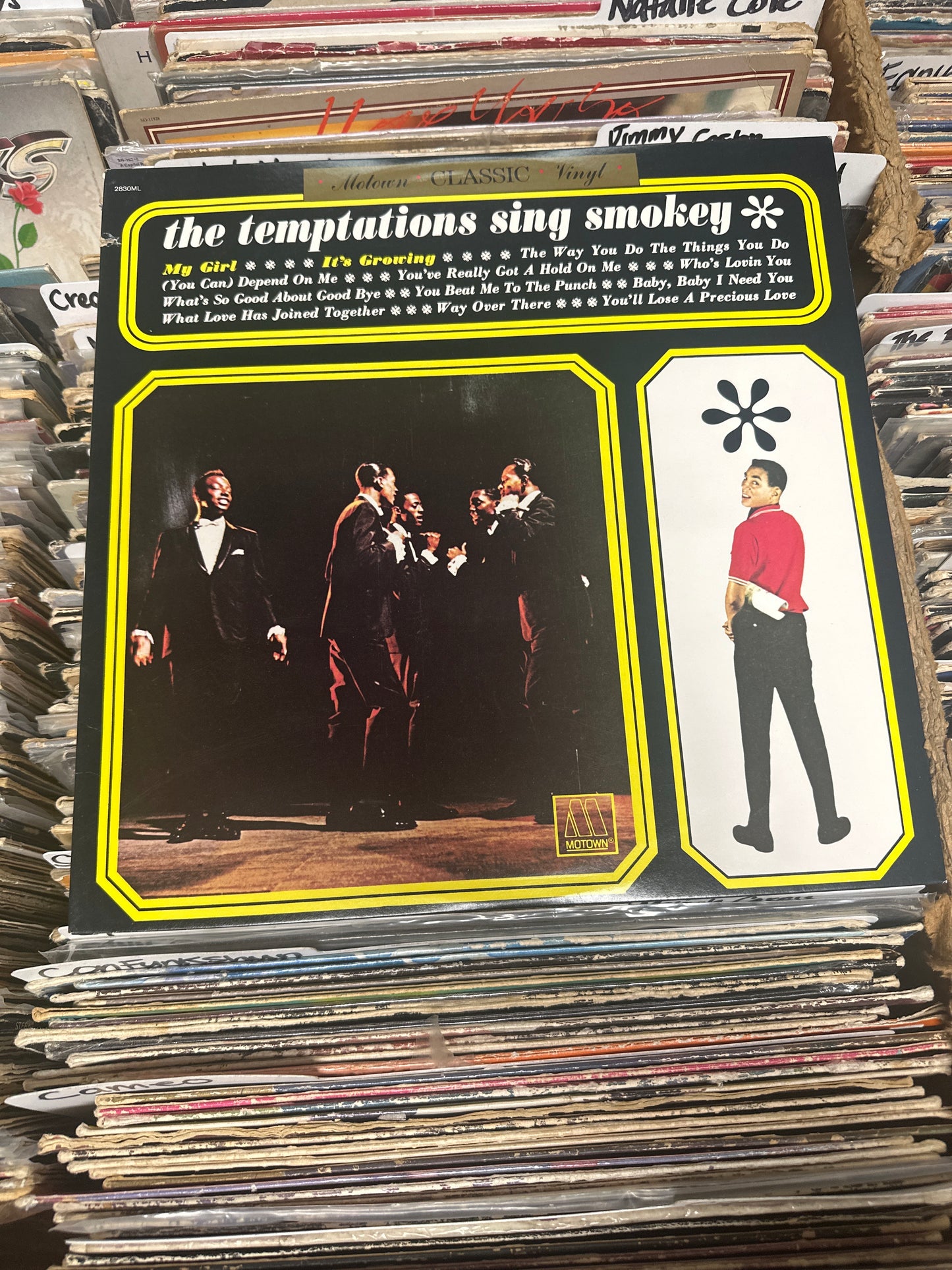 The Temptations – The Temptations Sing Smokey Vinyl LP MOT 2830 Near Mint/VG+