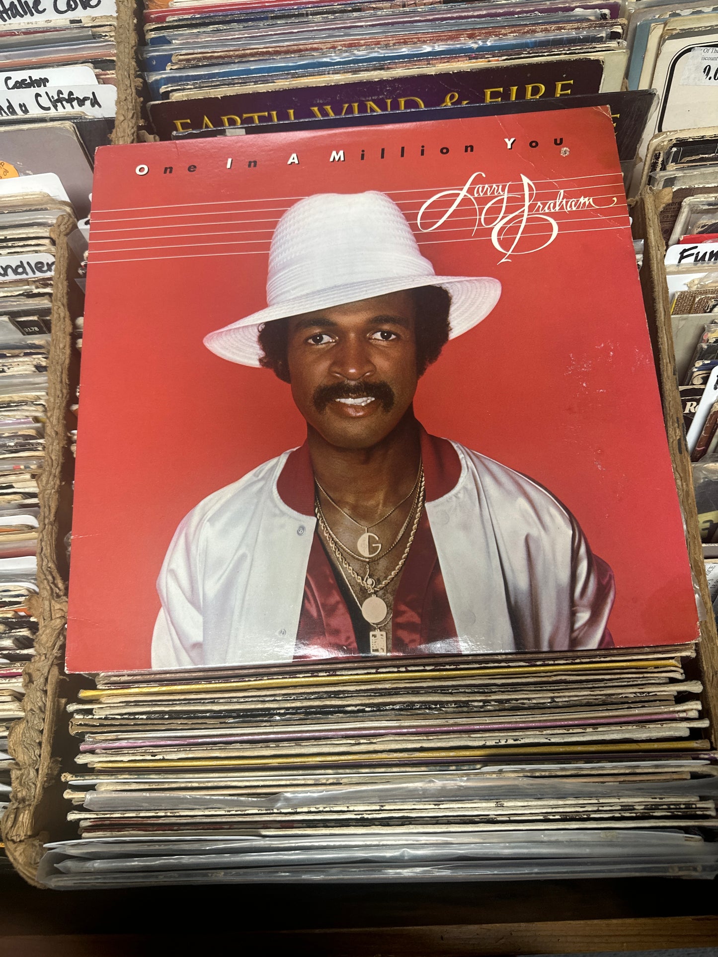 Larry Graham-One In A Million Vinyl LP BSK 3447  VG+/VG+