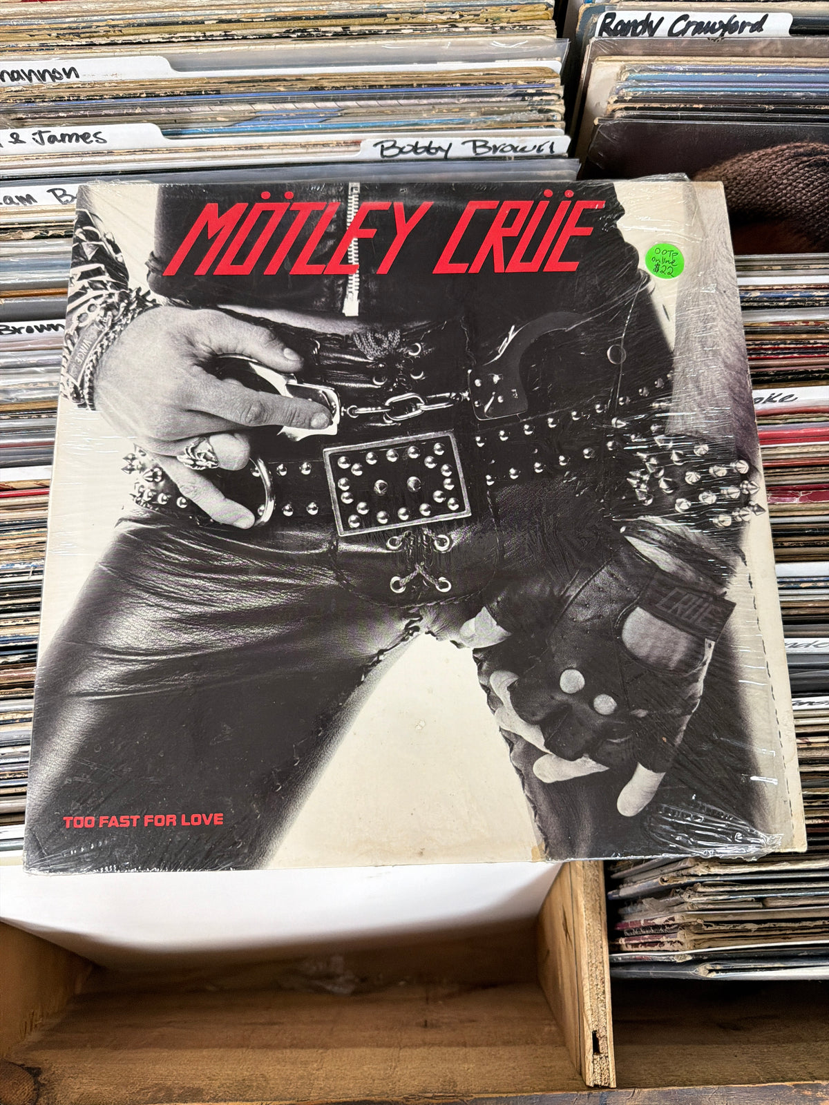 Mötley Crüe – Too Fast For Love 60174-1 Y Vinyl VG/G