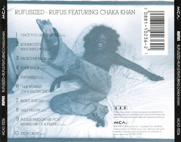 Rufus & Chaka Khan : Rufusized (CD, Album, RE, Uni)