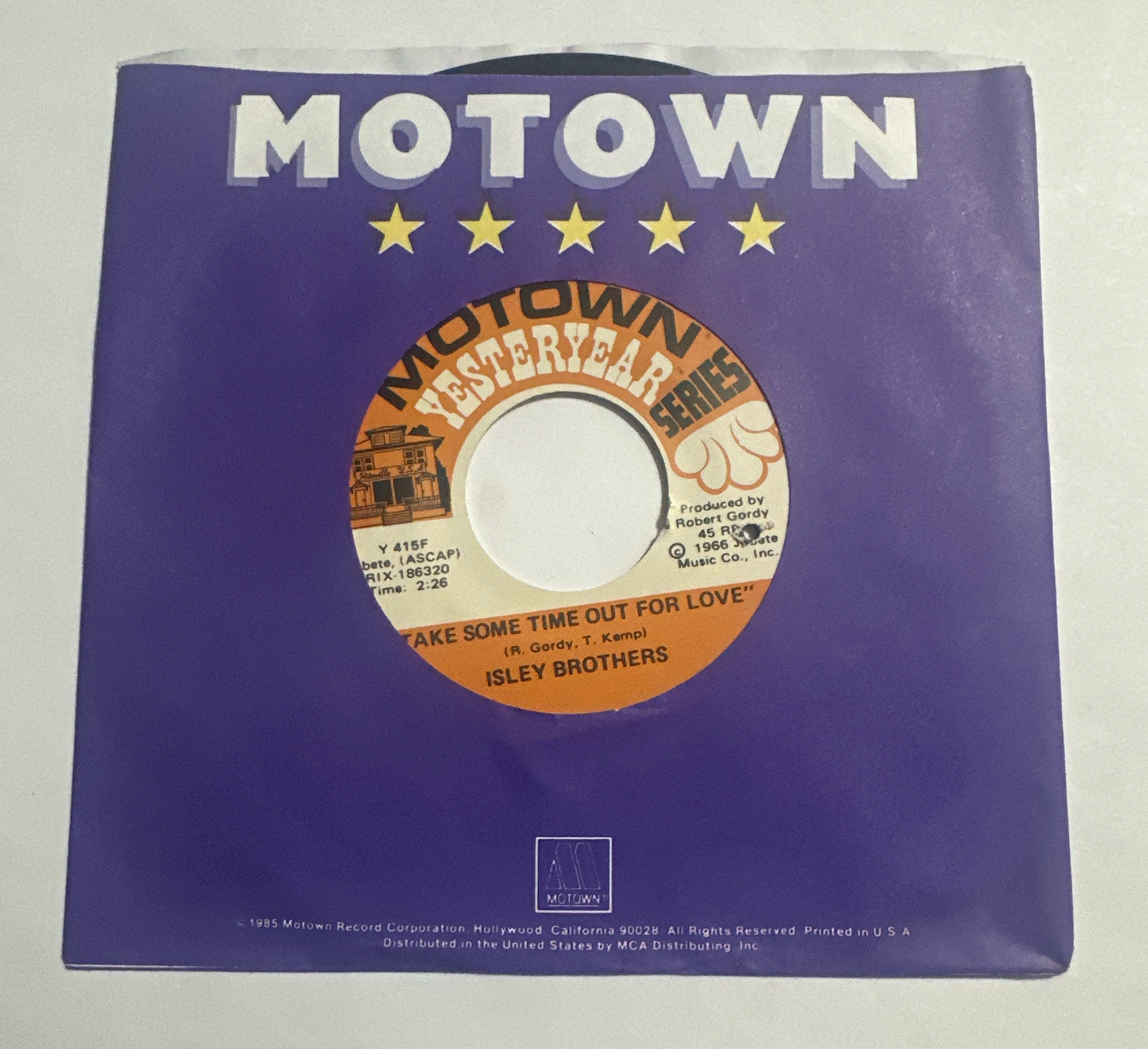 Isley Brothers– This Old Heart Of Mine (Is Weak For You) / Take Some Time Out For Love 7" Vinyl VG+