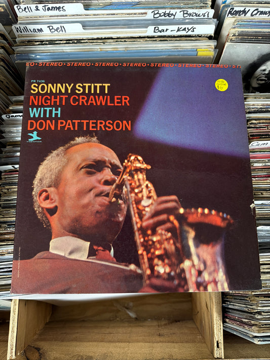 Sonny Stitt With Don Patterson – Night Crawler PR 7436 Vinyl LP VG/G+