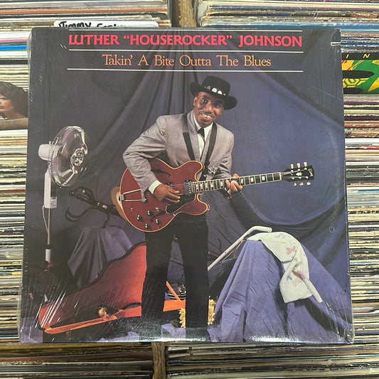 Luther "Houserocker" Johnson* ‎– Takin' A Bite Outta The Blues Vinyl Lp