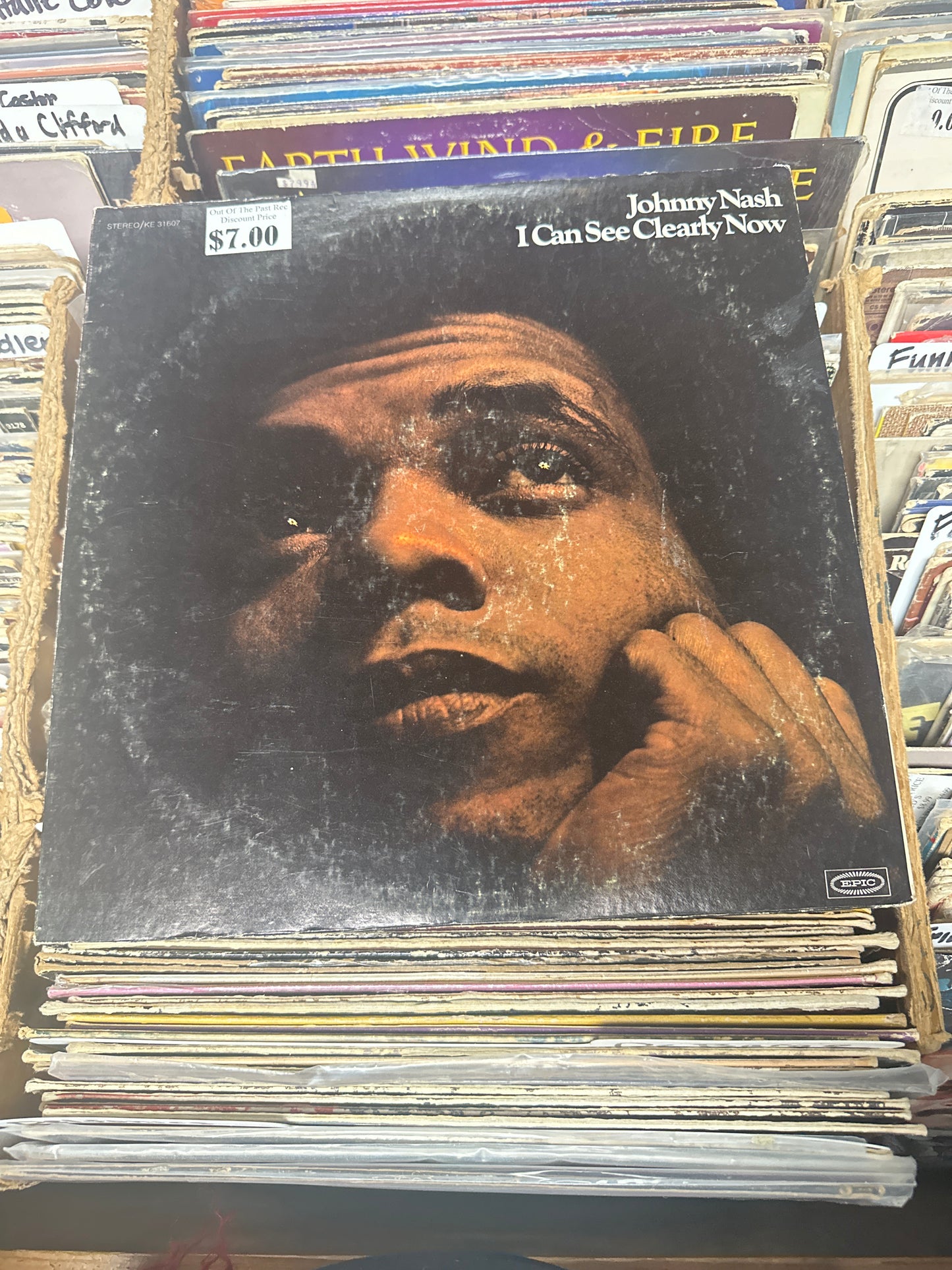 Johnny Nash-I Can See Clearly Now Vinyl Lp  KE 31607 VG+/VG+