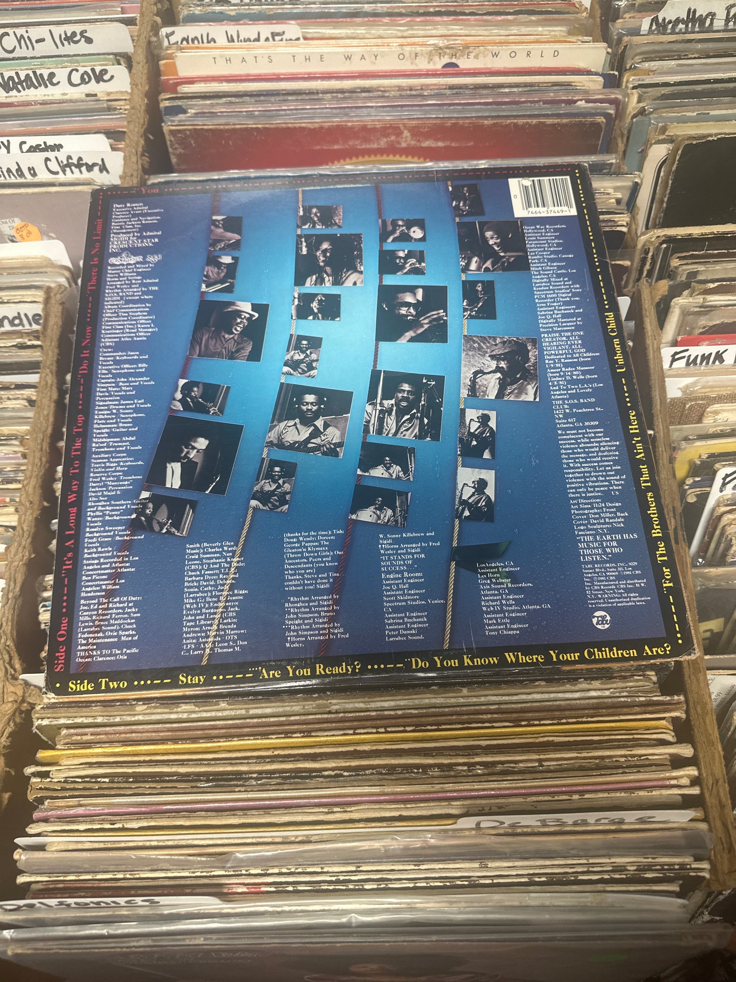 The S.O.S. Band ‎– Too Vinyl LP  Z 37449 Near Mint/VG+
