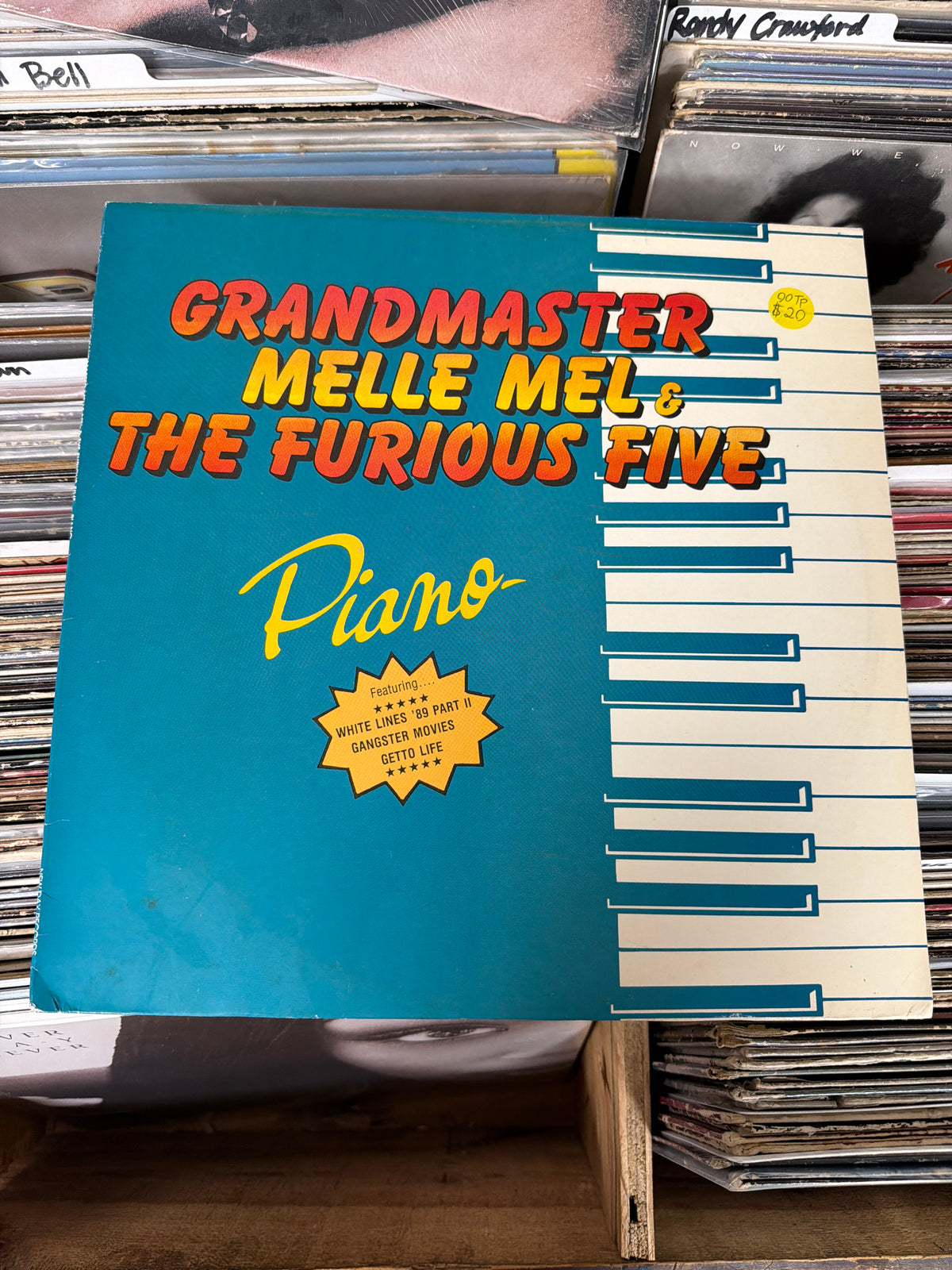 Grandmaster Melle Mel & The Furious Five – Piano Vinyl LP  VG+/VG