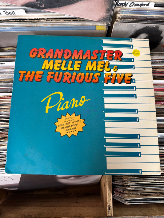 Grandmaster Melle Mel & The Furious Five – Piano Vinyl LP  VG+/VG