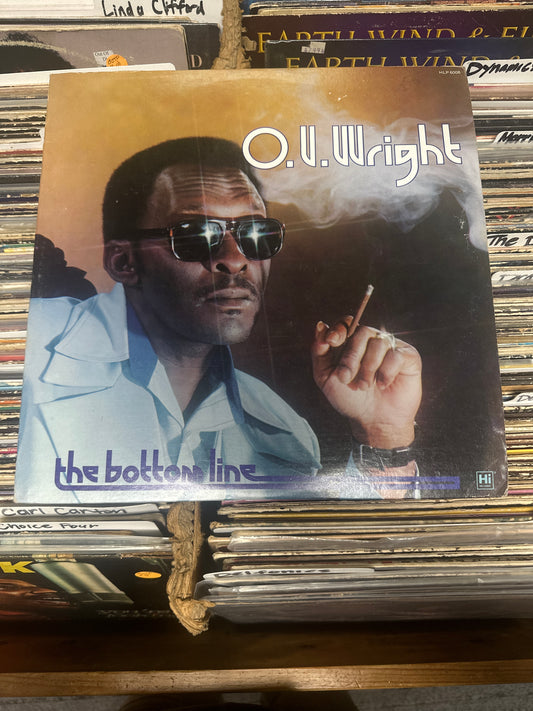 O.V. Wright-The Bottom Line Vinyl LP HLP 6008 VG/VG+