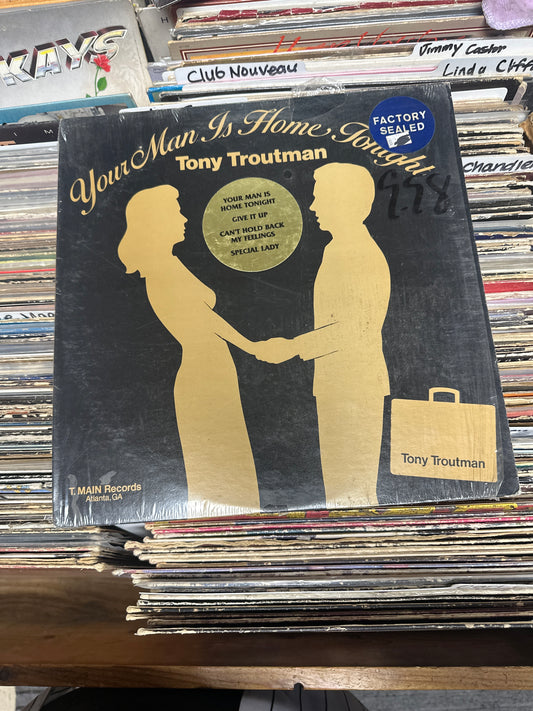 Tony Troutman – Your Man Is Home Tonight Vinyl LP VG+/VG+