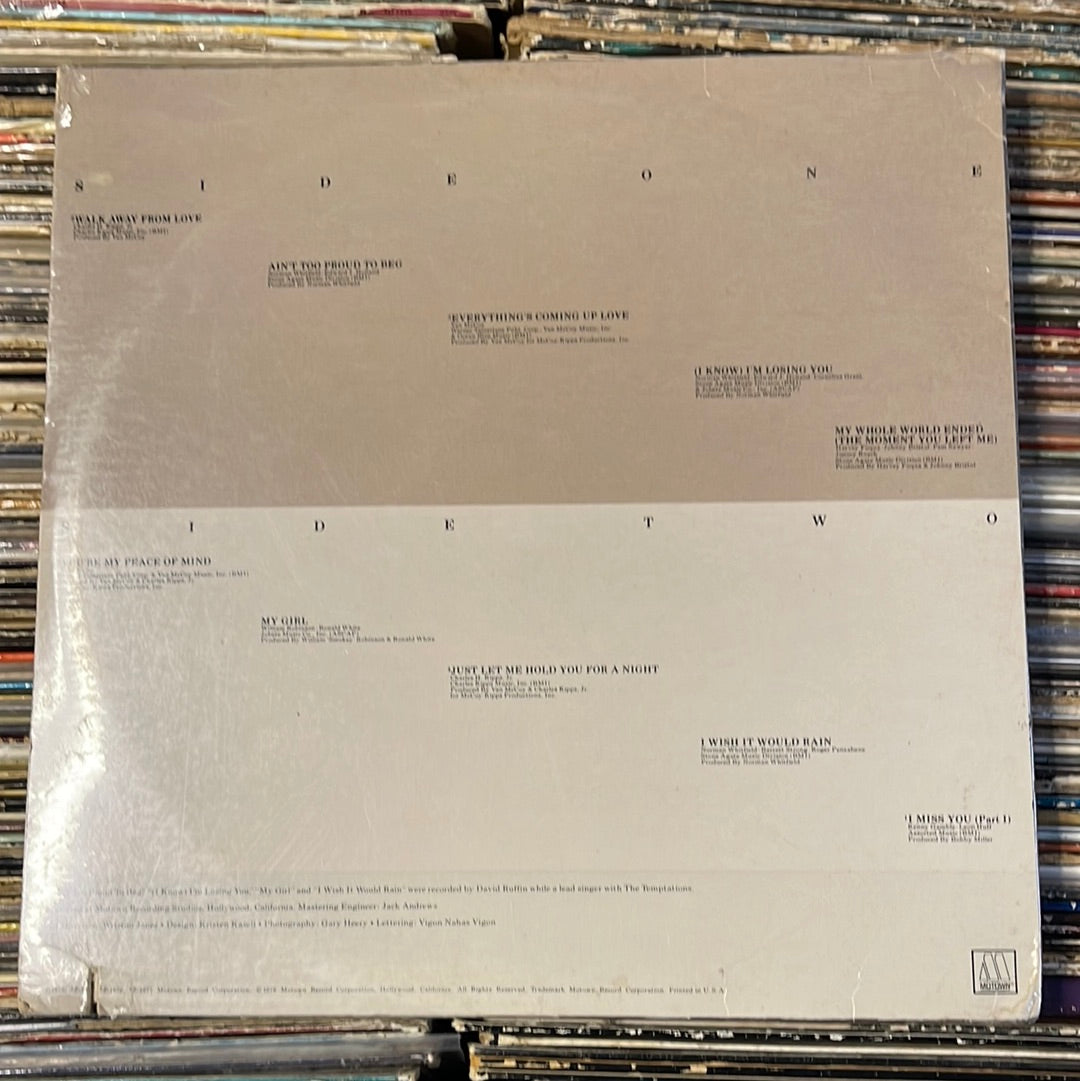 David Ruffin ‎– At His Best Vinyl Lp