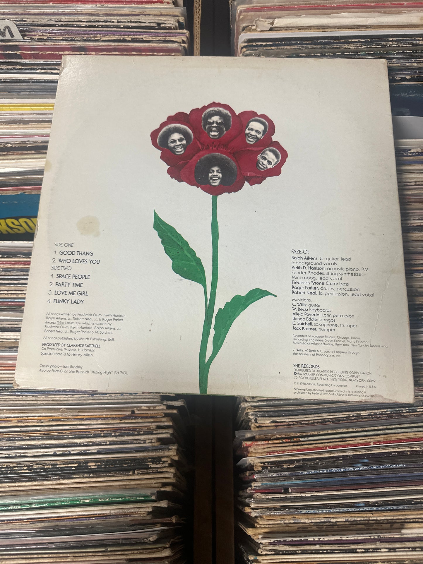 Faze-O – Good Thang Vinyl LP  SH 741 (PR) VG/VG+