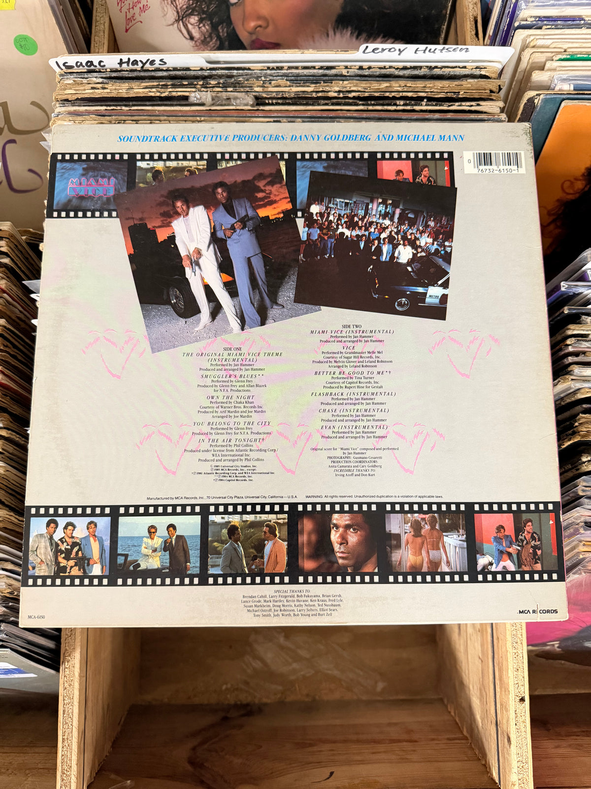 Various – Miami Vice (Music From The Television Series) Vinyl LP MCA-6150 VG+/VG+