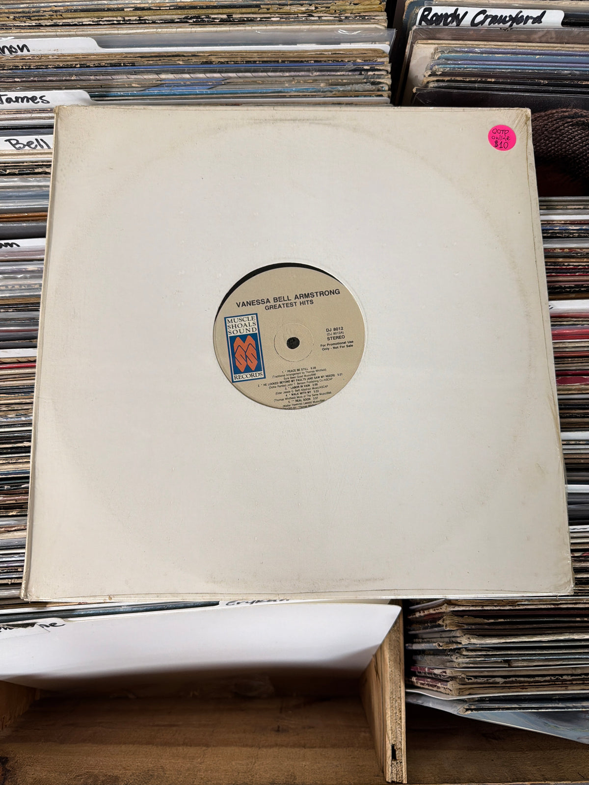 Vanessa Bell Armstrong – Greatest Hits DJ 8012 Vinyl LP NM/Generic