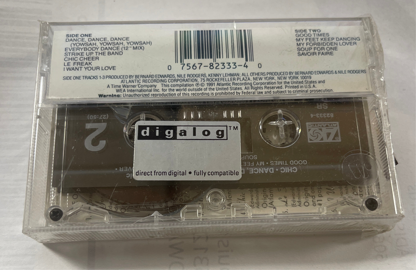 Chic ‎– Dance, Dance, Dance - The Best Of Chic Cassette