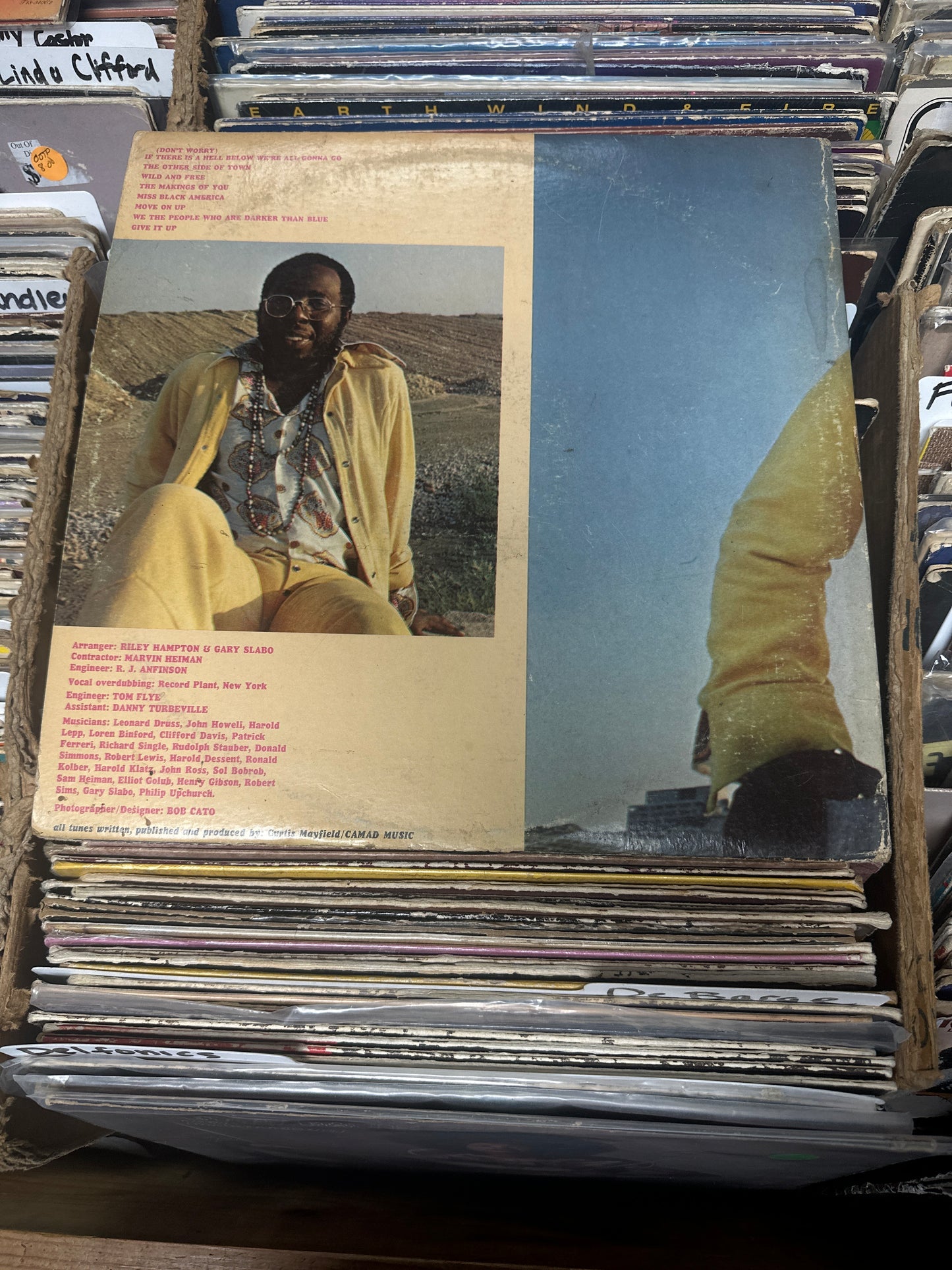 Curtis Mayfield-Curtis CRS8005 Vinyl Lp VG+/VG