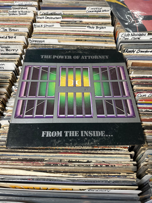 The Power Of Attorney – From The Inside Vinyl LP RARE! VG+/VG