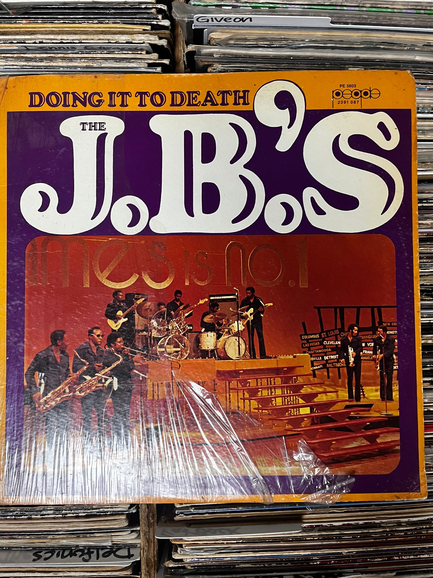 The J.B.'s – Doing It To Death Vinyl Lp 2391 087 VG/VG+
