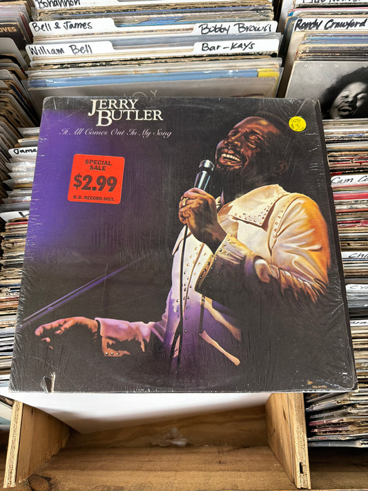Jerry Butler – It All Comes Out In My Song M6-892S1 Vinyl LP VG/VG