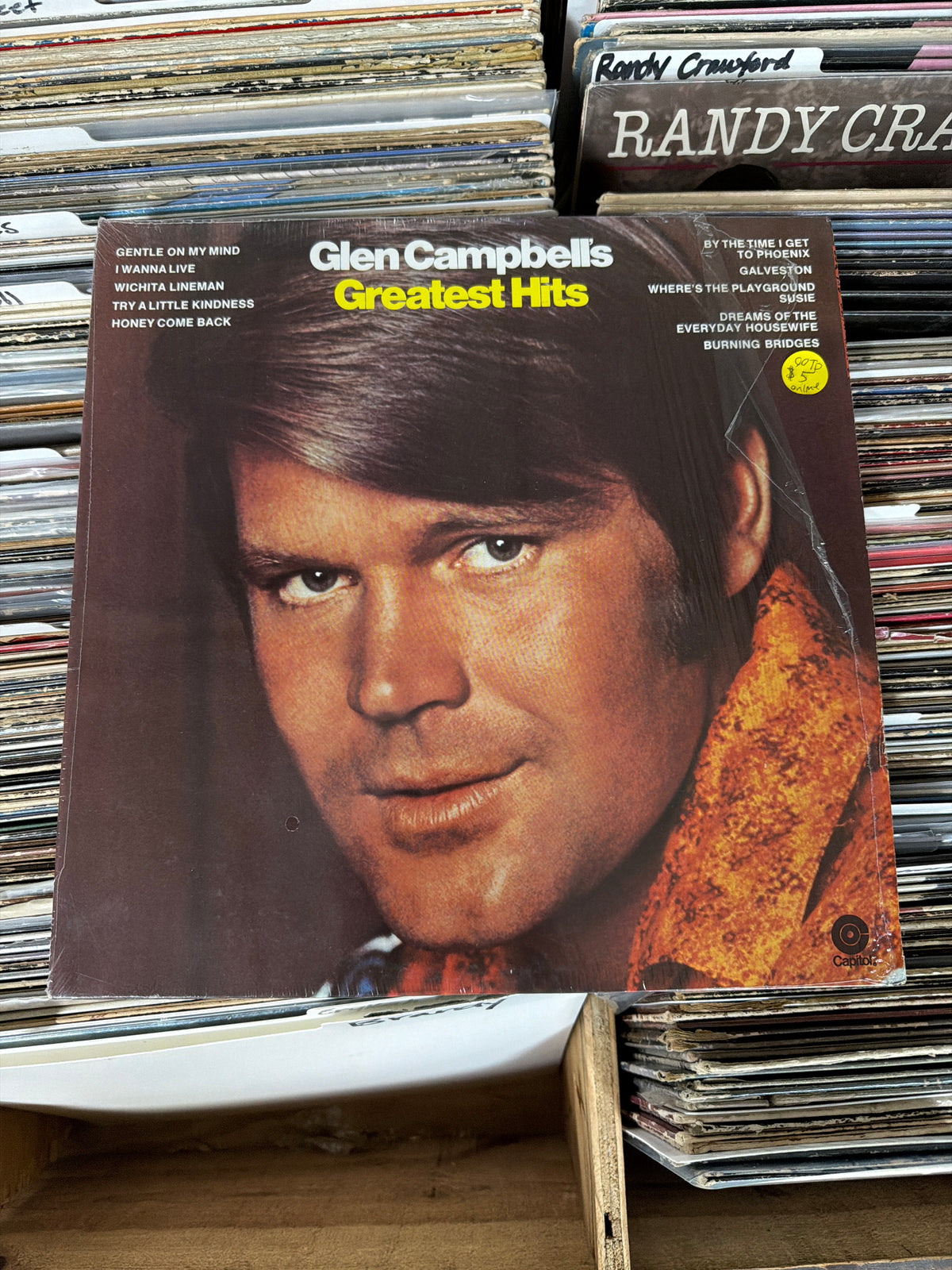 Glen Campbell – Glen Campbell's Greatest Hits SW-752 Vinyl LP VG/VG+