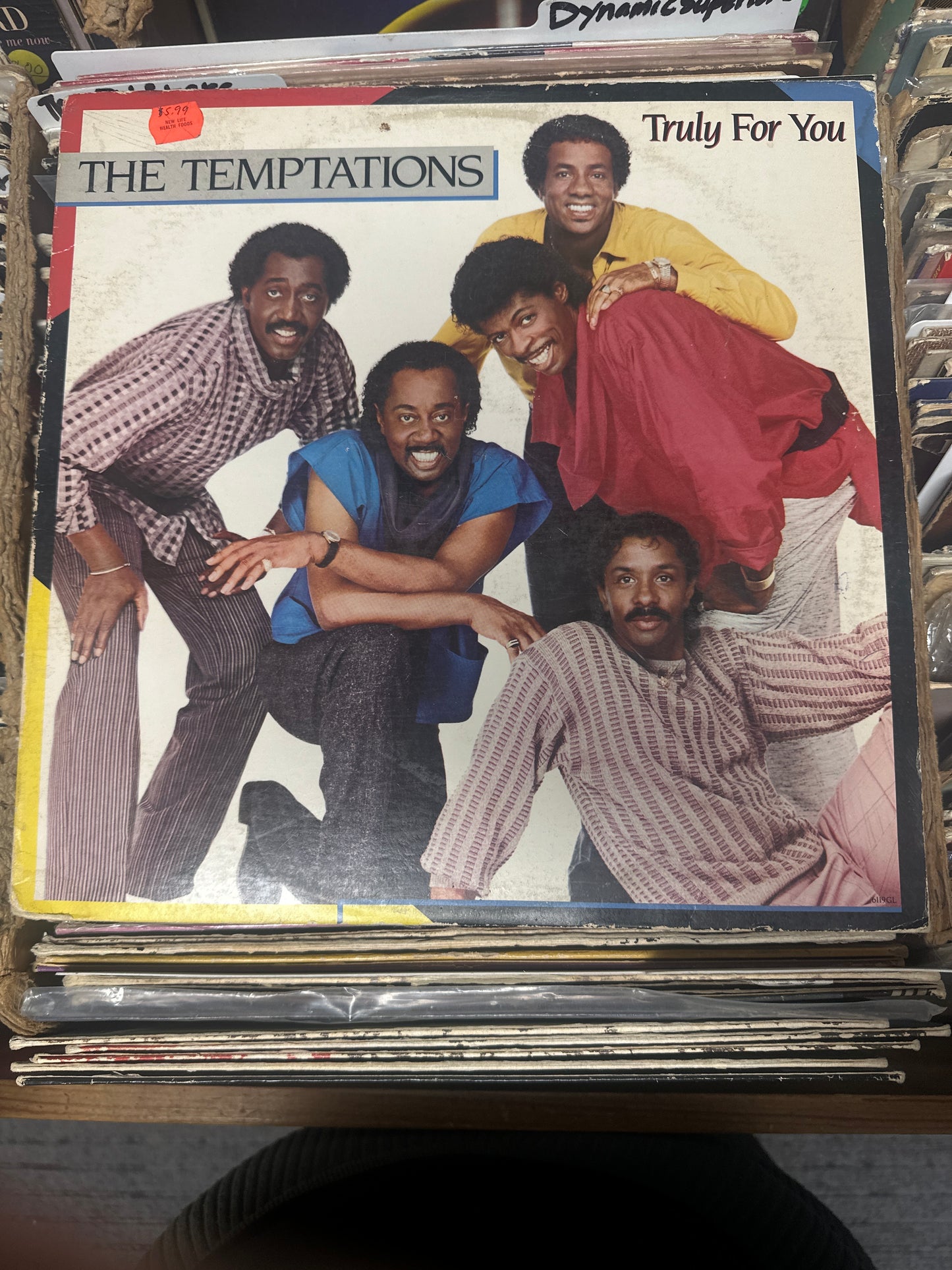 The Temptations ‎– Truly For You Vinyl LP 6119GL VG+/VG