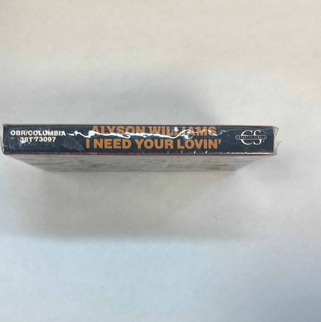 Alyson Williams- I Need Your Lovin' Maxi Single Cassette