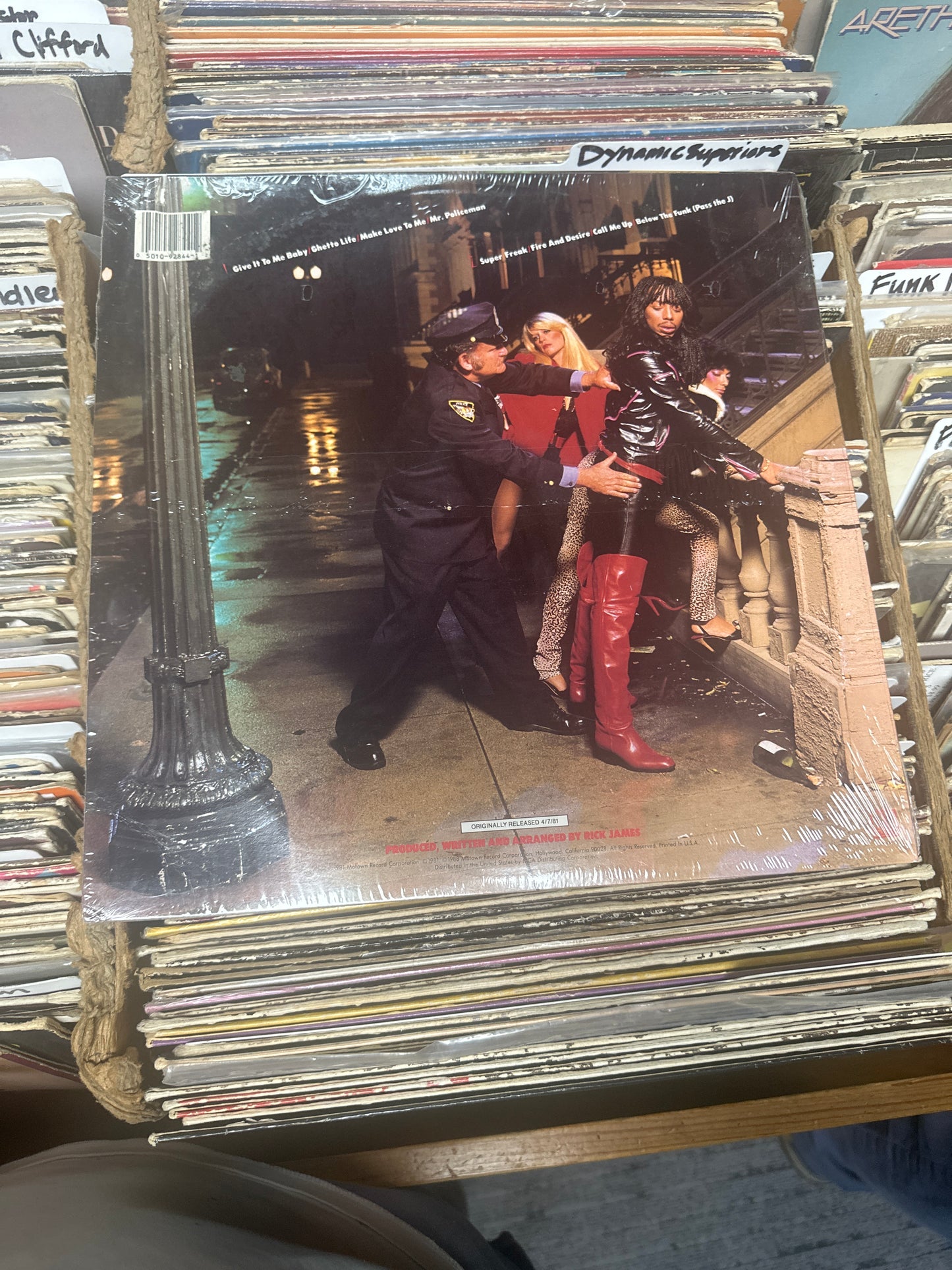 Rick James ‎– Street Songs Vinyl LP 2844ML VG+/VG+