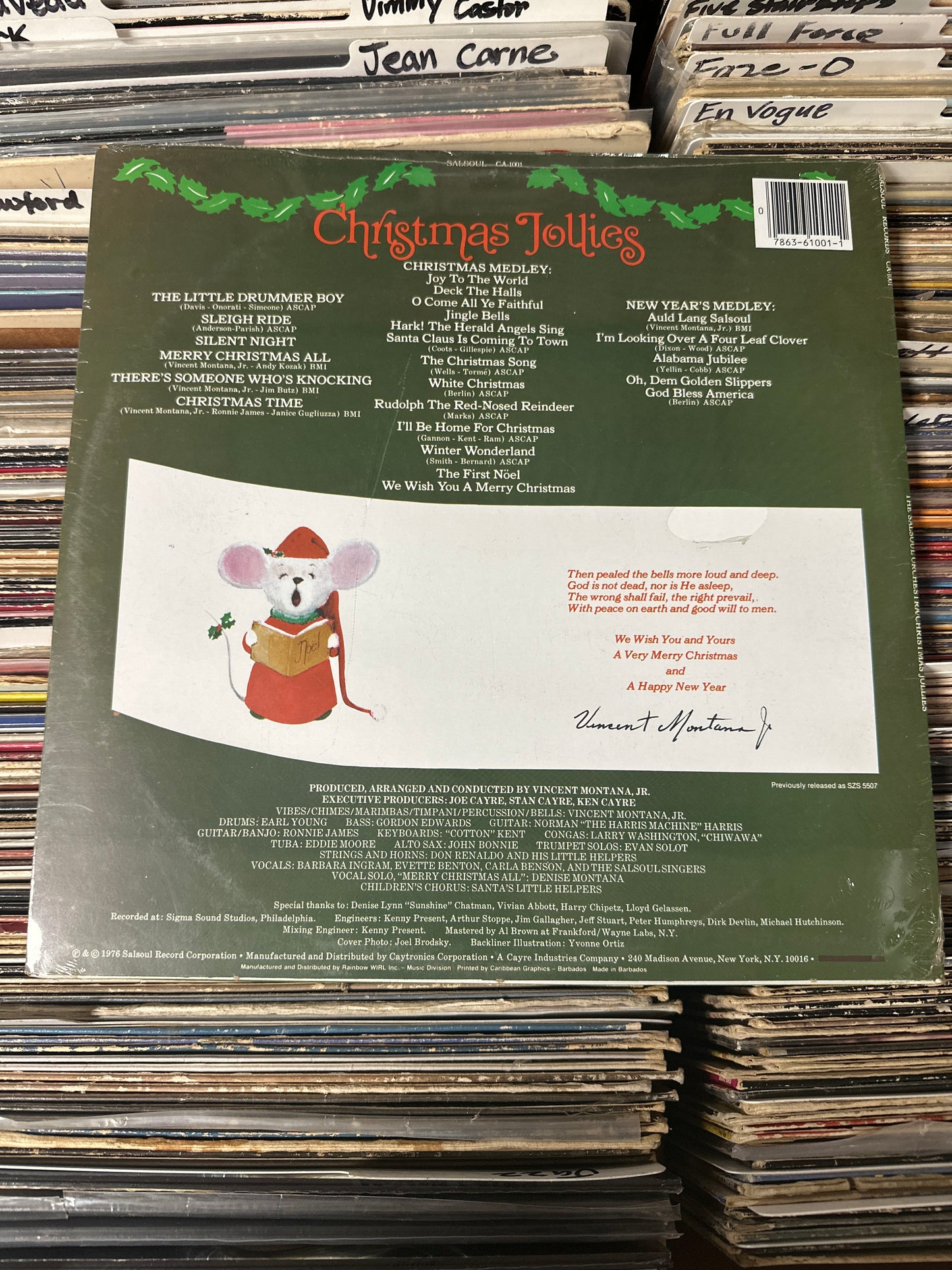 The Salsoul Orchestra Christmas Jollies Vinyl Lp