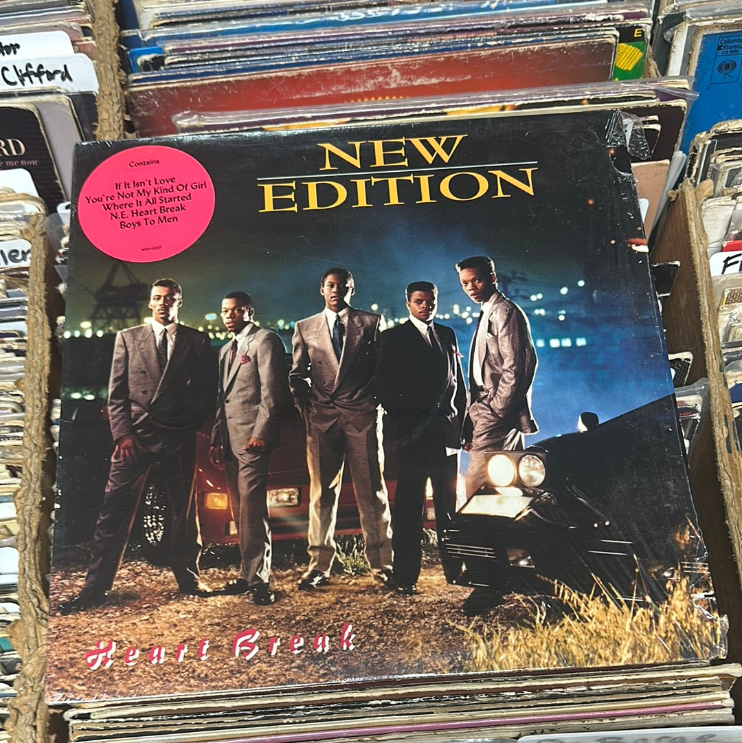 New Edition ‎– Heart Break Vinyl LP MCA-42207 VG+/VG+