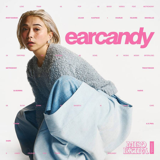 Miso Extra ‎– Earcandy  Limited Edition Vinyl LP (Baby Pink)
