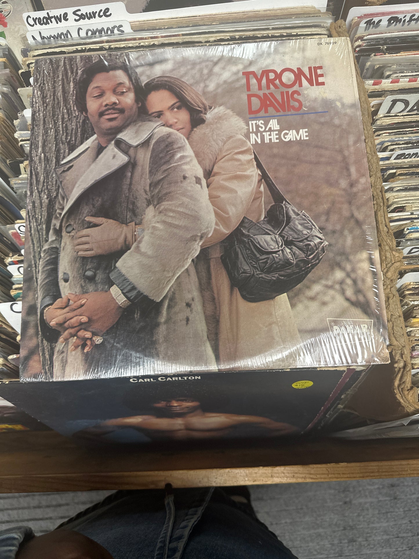 Tyrone Davis ‎– It's All In The Game Vinyl Lp DK 76909 VG+/VG+