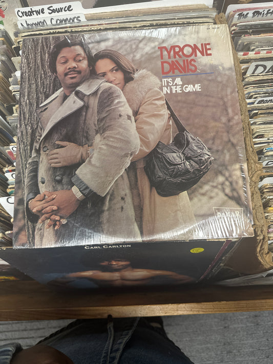 Tyrone Davis ‎– It's All In The Game Vinyl Lp DK 76909 VG+/VG+