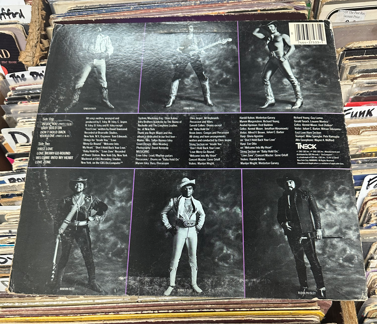 The Isley Brothers – Inside You Vinyl Lp FZ 37533 VG+/VG+