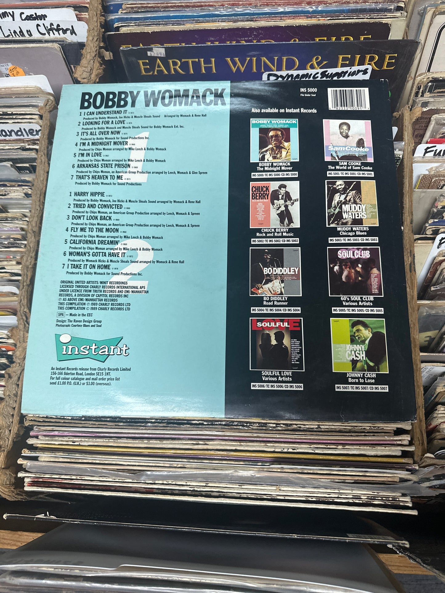 Bobby Womack – The Midnight Mover Vinyl LP INS 5000 Near Mint/VG+