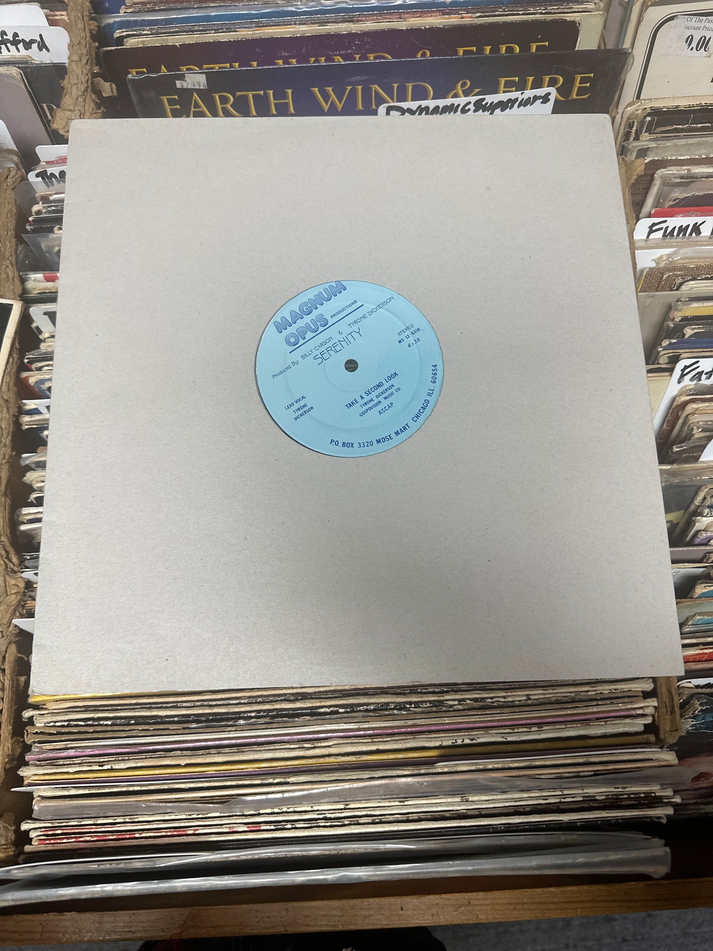 Serenity ‎– Take A Second Look / I Can't Wait Vinyl 12" VG+/VG+