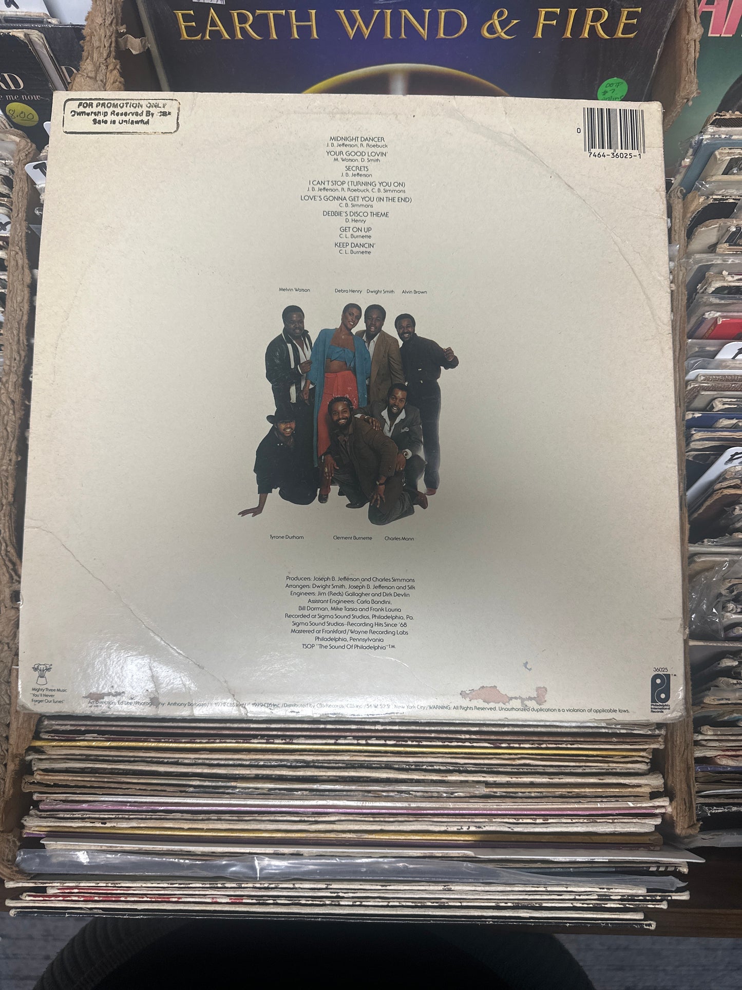 Silk ‎– Midnight Dancer Promo Vinyl LP (White Label) VG+/VG