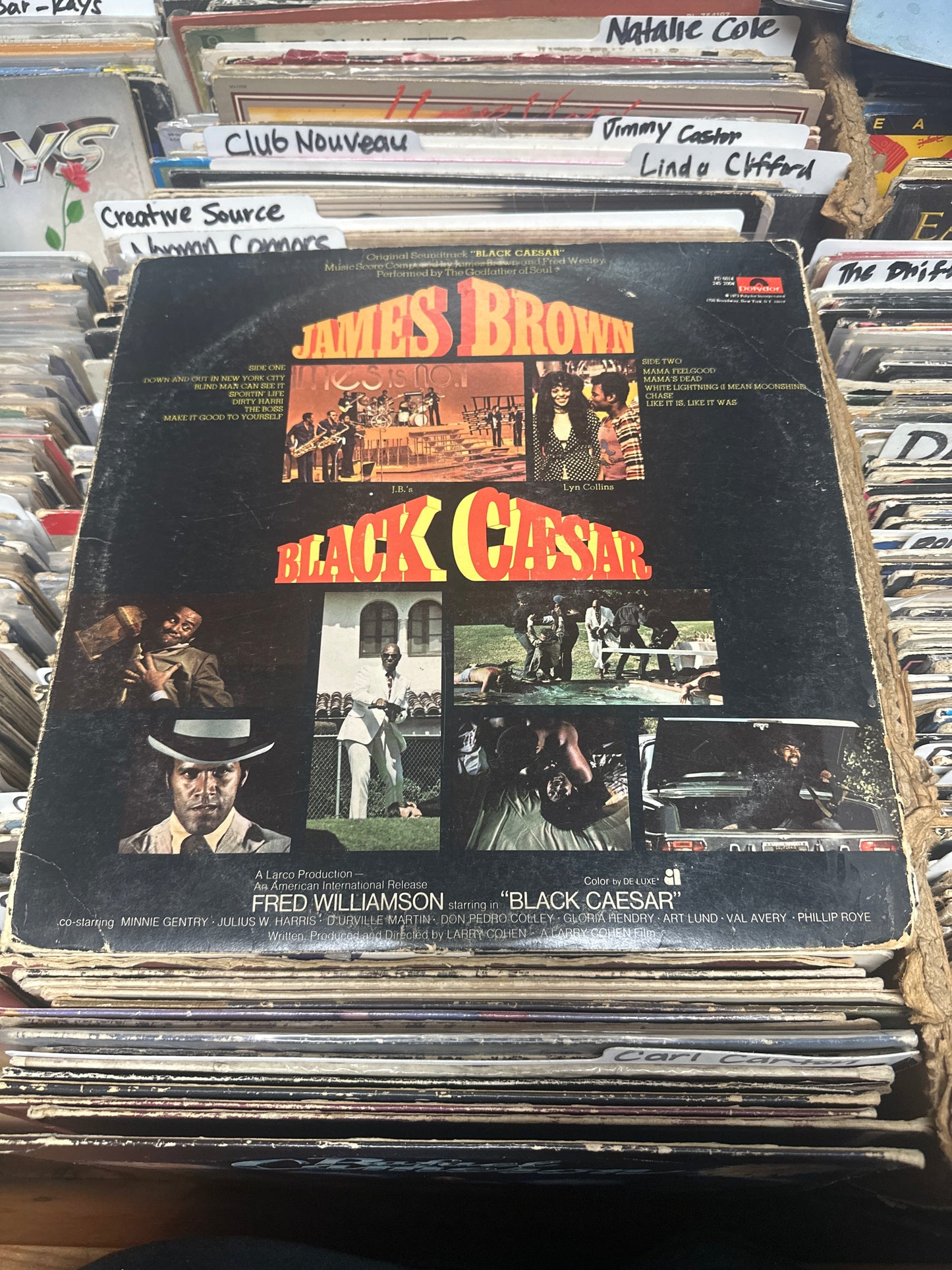 James Brown ‎– Black Caesar Vinyl LP PD 6014 VG/VG (Original Pressing)
