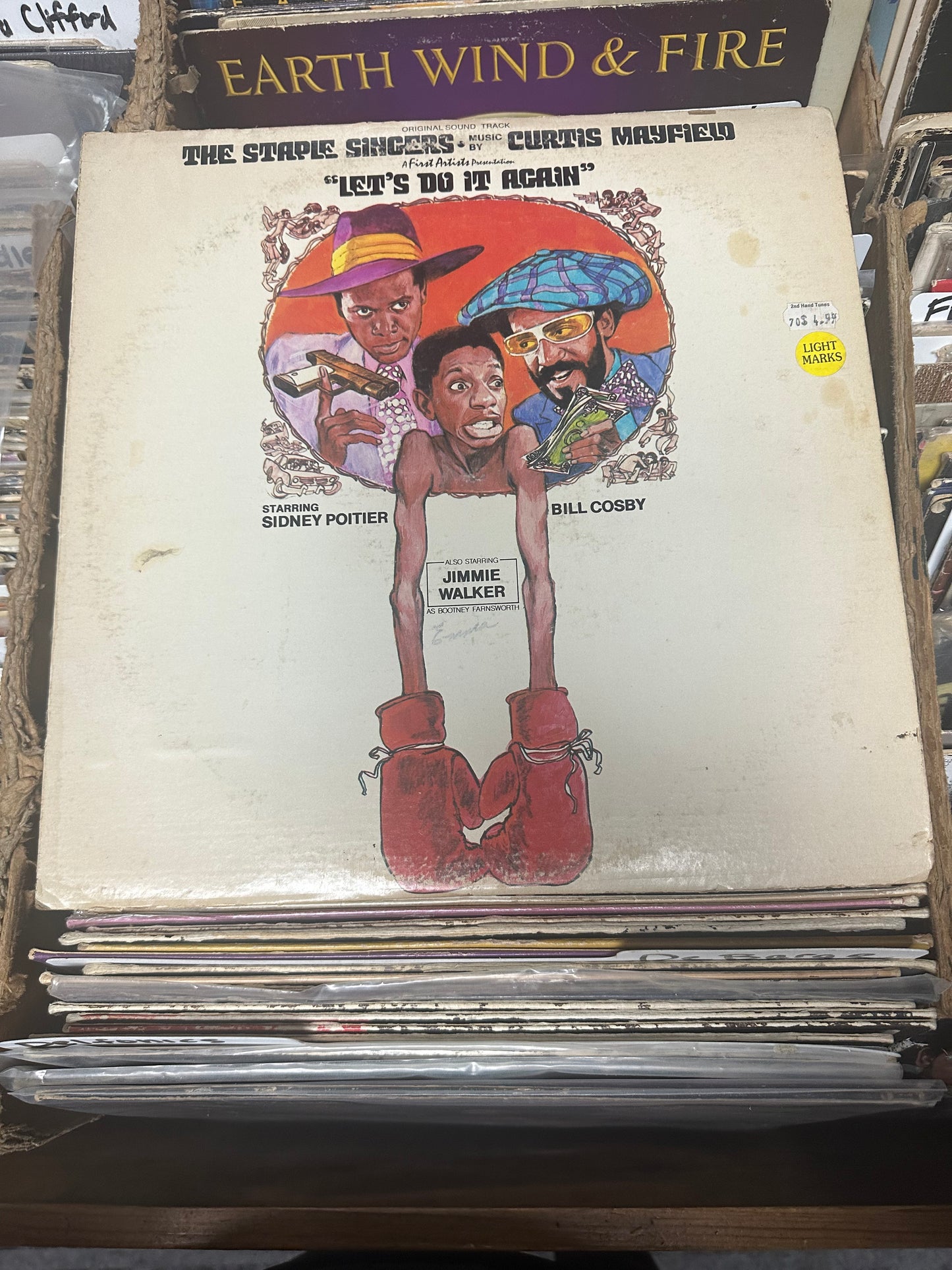 The Staple Singers - Let's Do It Again (Original Soundtrack)  CU 5005 VG/VG
