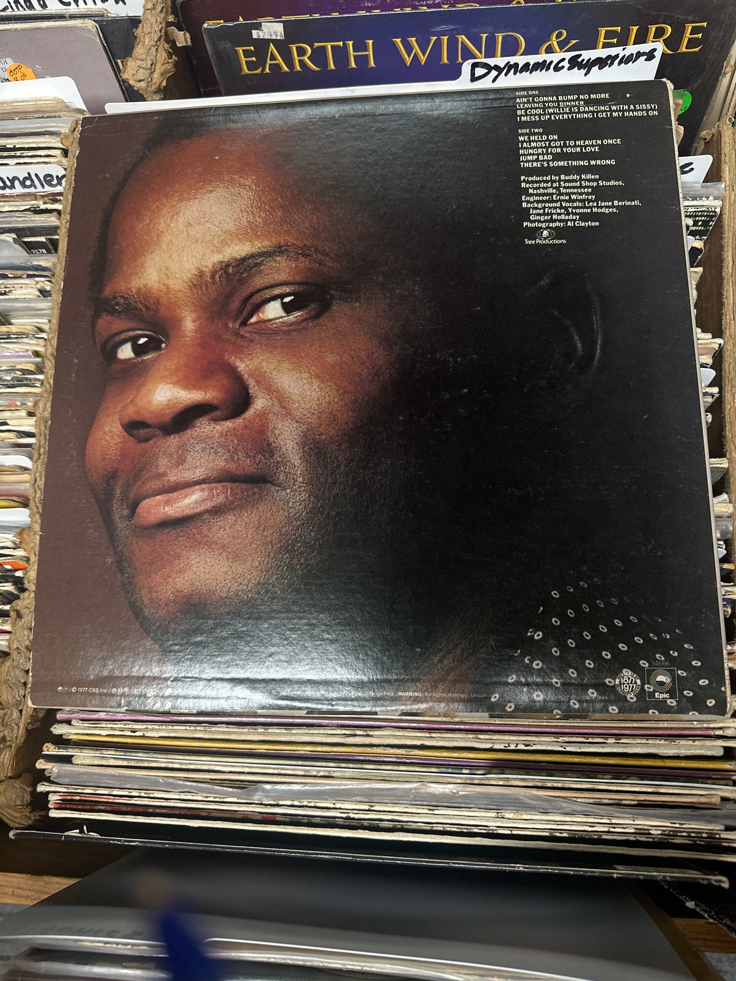 Joe Tex ‎– Bumps & Bruises Vinyl LP PE 34666 VG/VG+