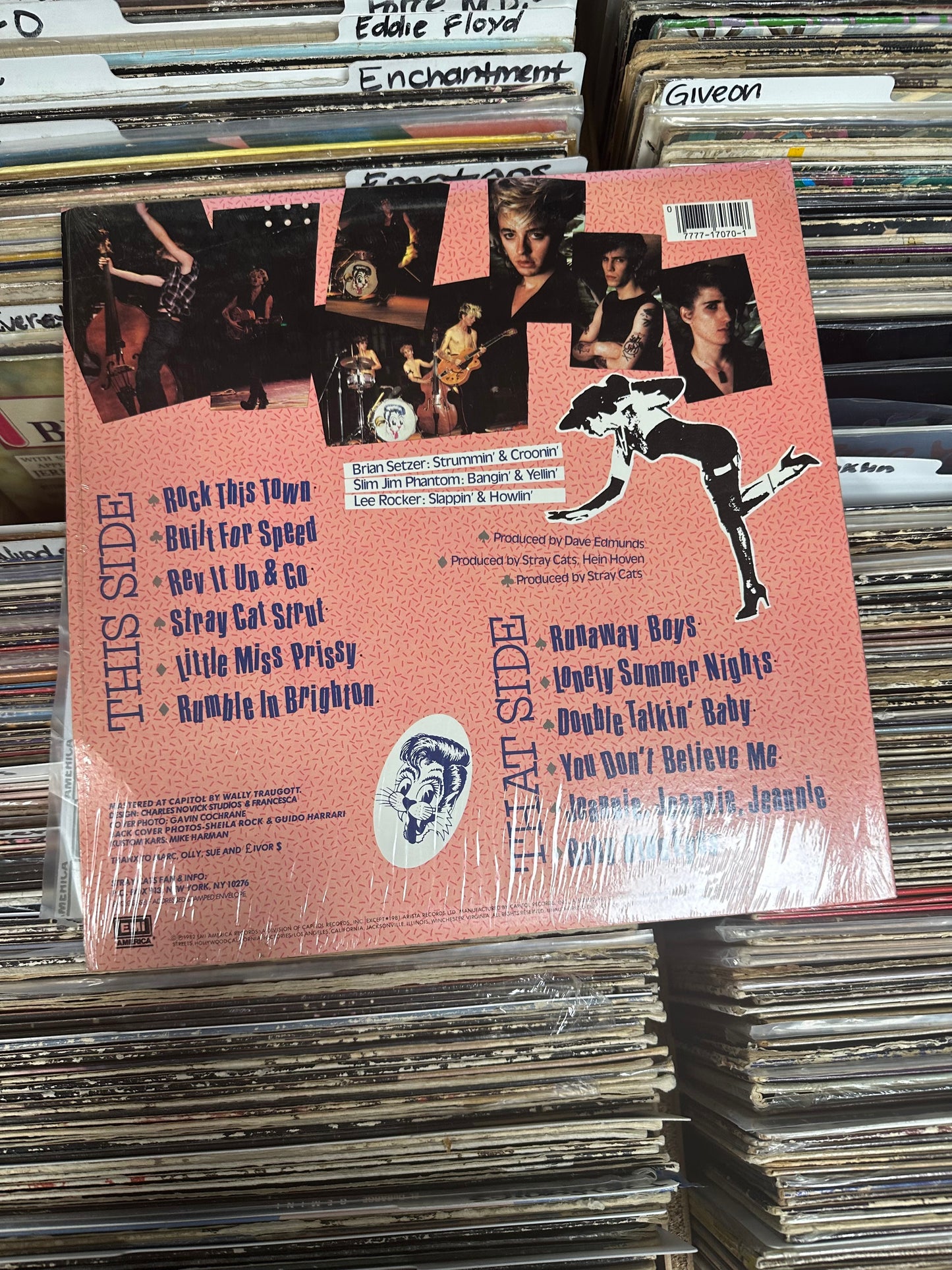 Stray Cats – Built For Speed Vinyl LP VG+/VG+