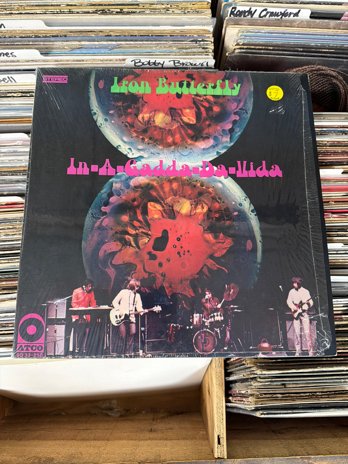 Iron Butterfly – In-A-Gadda-Da-Vida SD 33-250 Vinyl LP VG+/NM