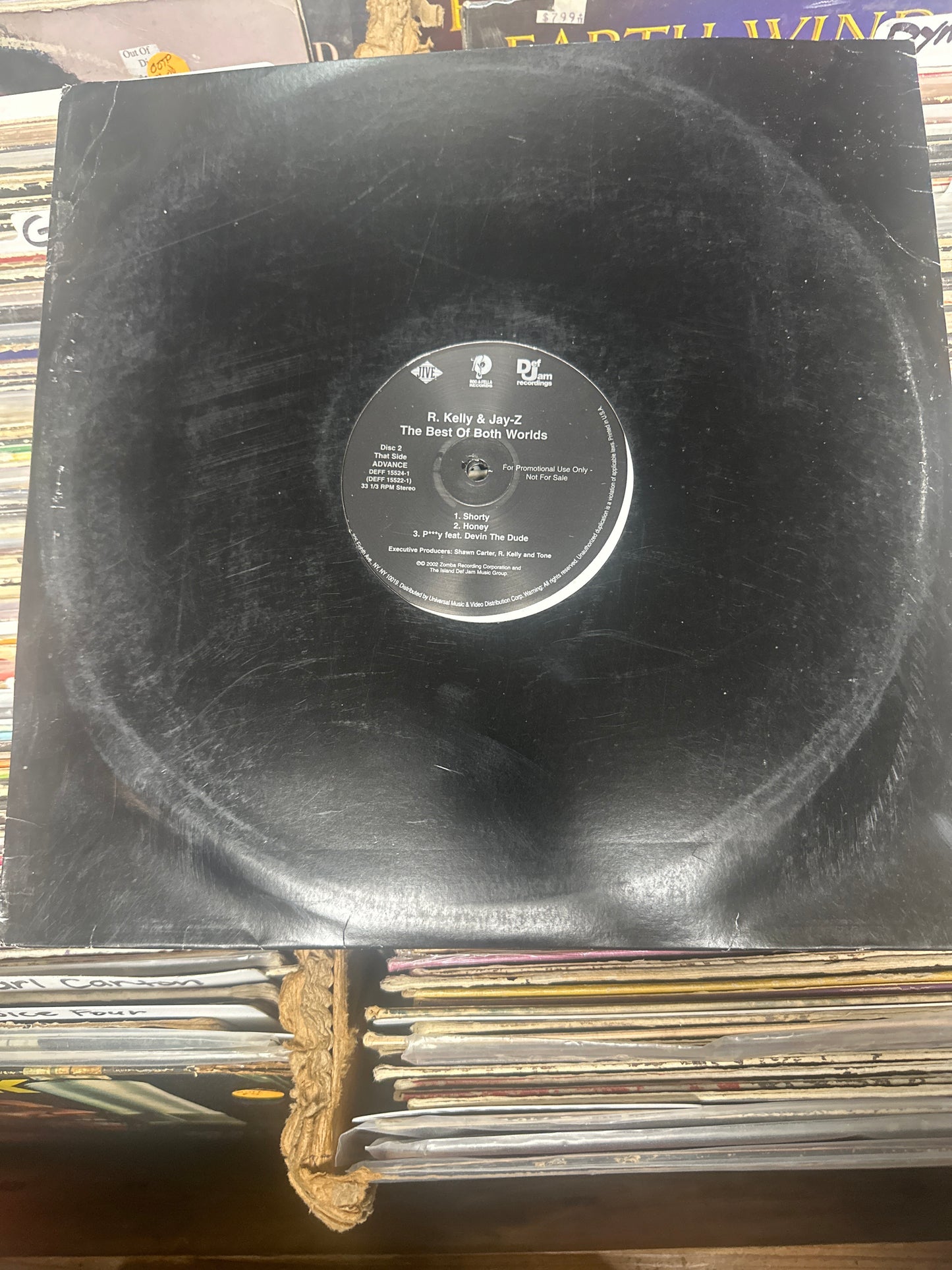 R. Kelly & Jay-Z ‎– The Best Of Both Worlds Advanced Promo 2XVinyl LP VG+/VG+