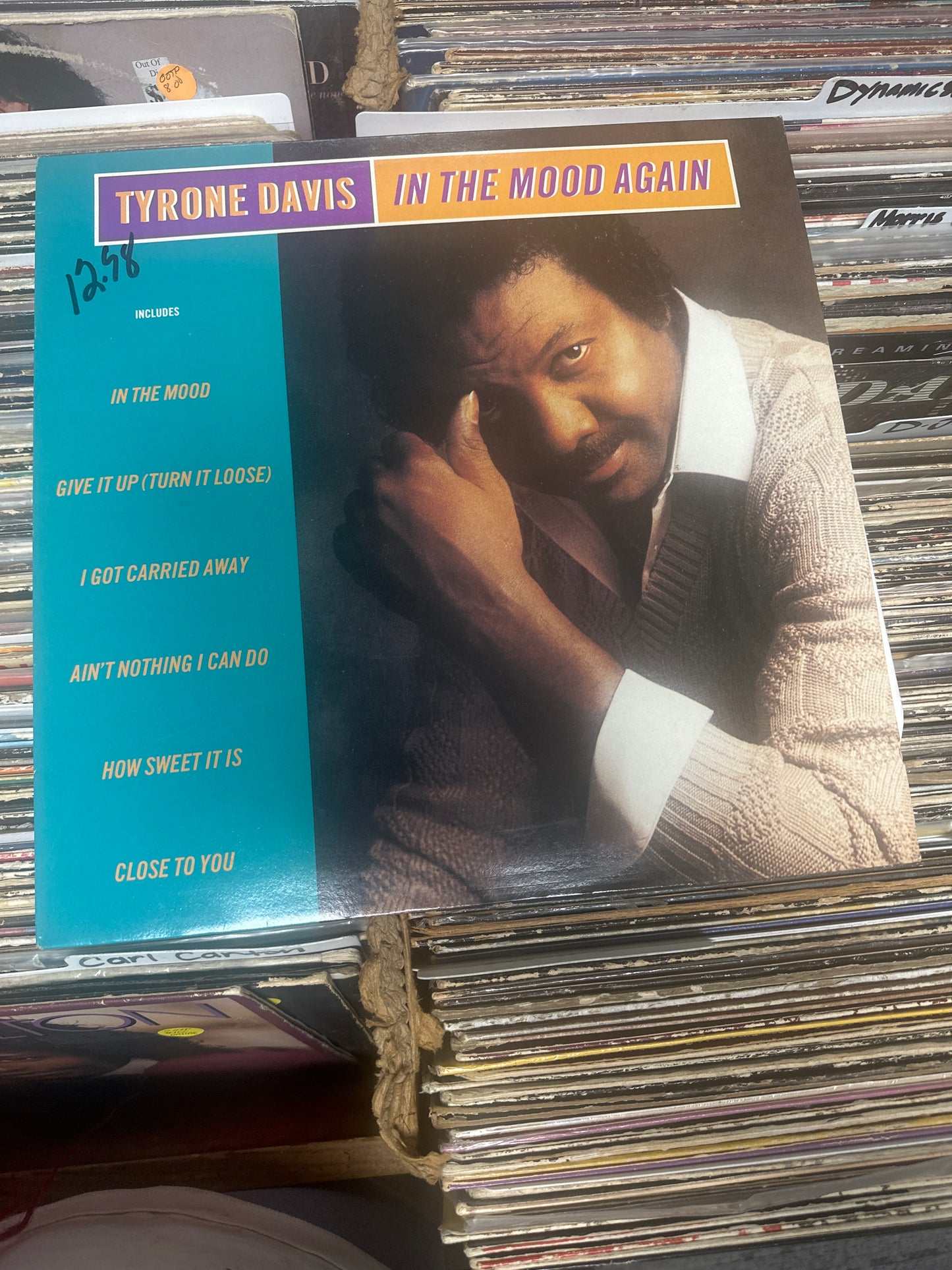 Tyrone Davis – In The Mood Again Vinyl Lp CRB 1214 Near Mint/VG+