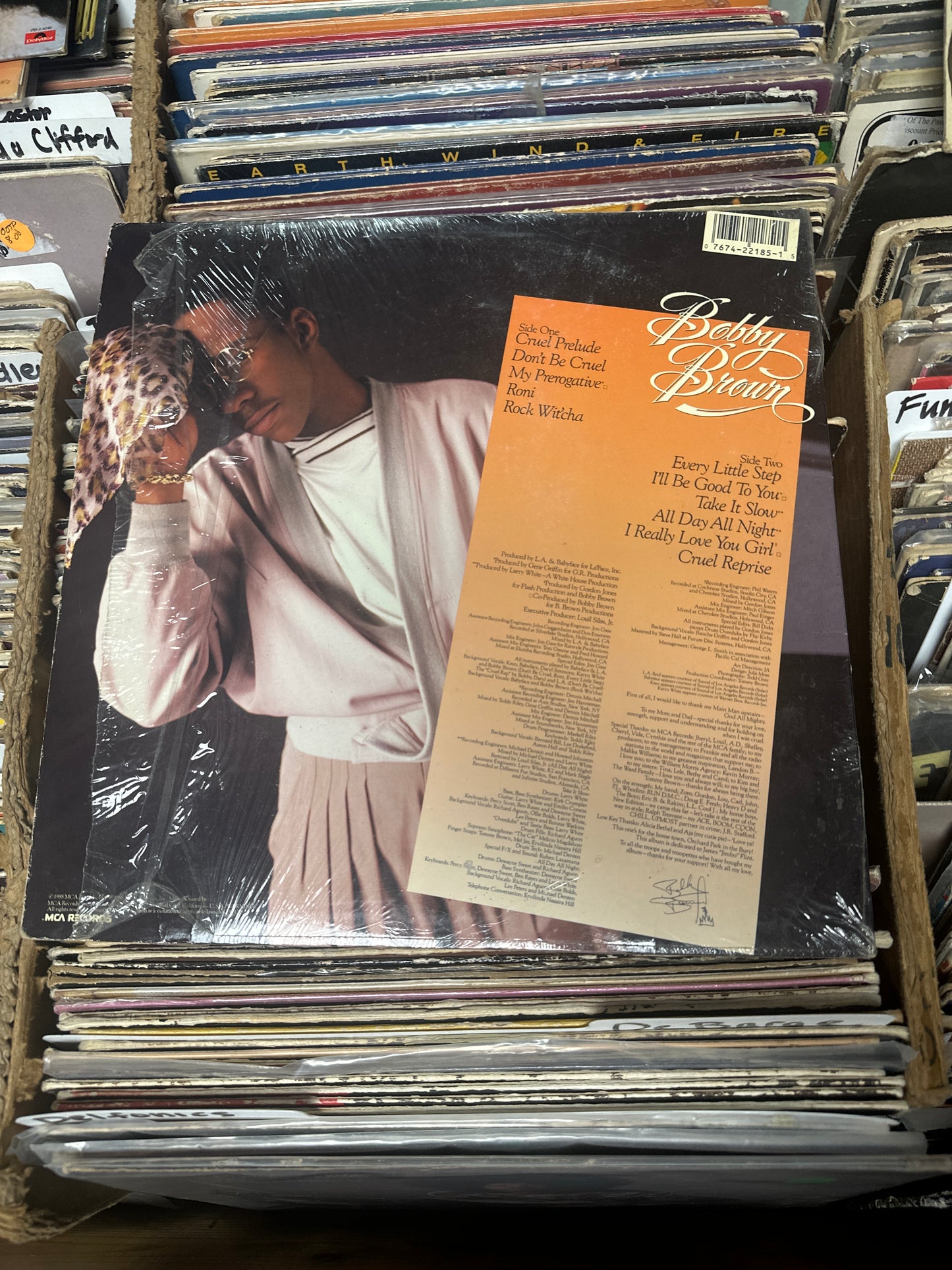 Bobby Brown-Don't Be Cruel  Vinyl Lp MCA-42185 VG+/VG+