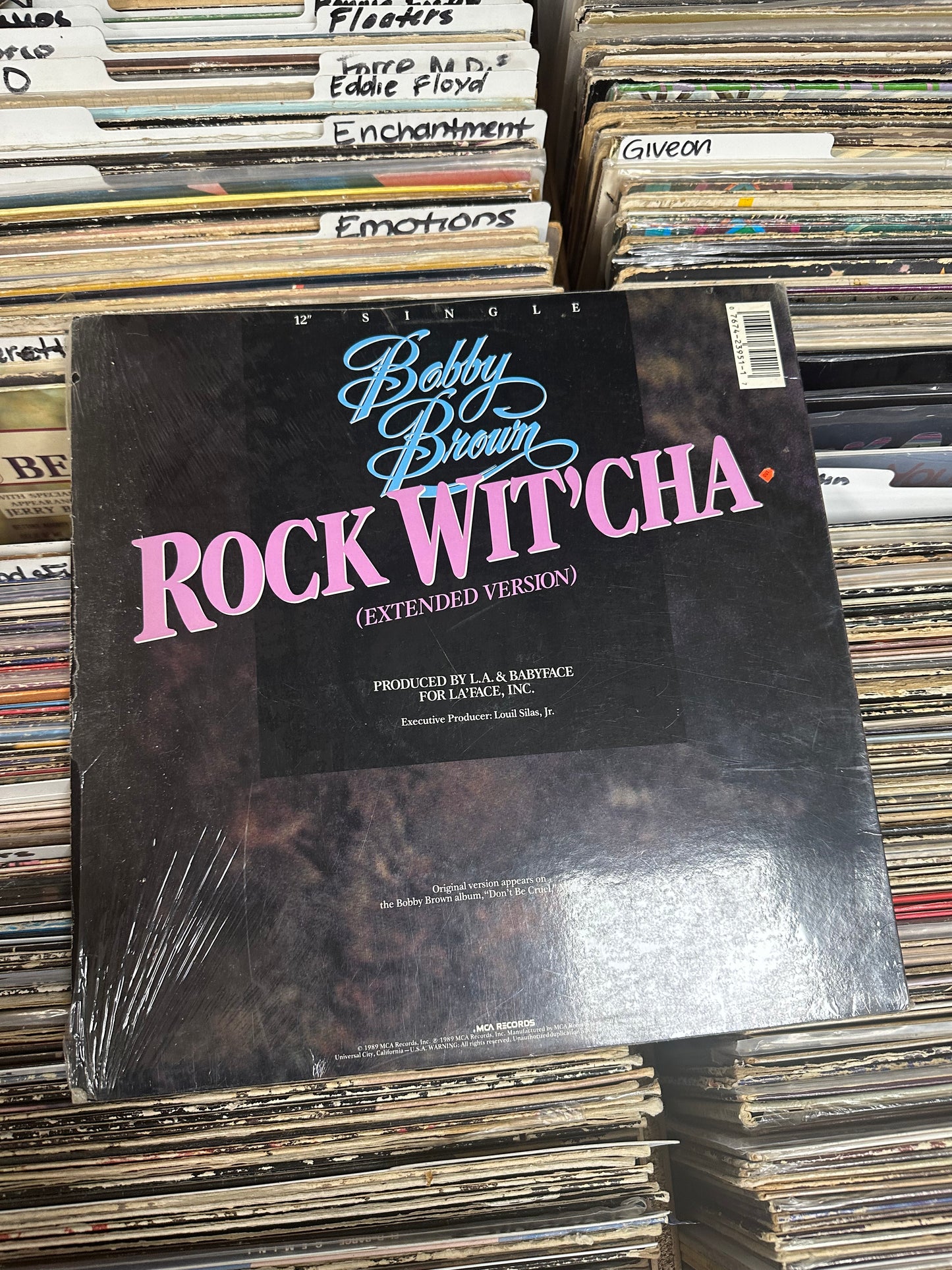 Bobby Brown – Rock Wit'Cha (Extended Version) Vinyl LP VG+/VG+